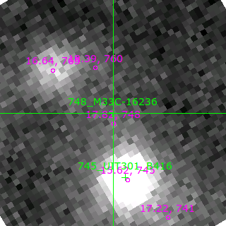 M33C-16236 in filter I on MJD  59171.090
