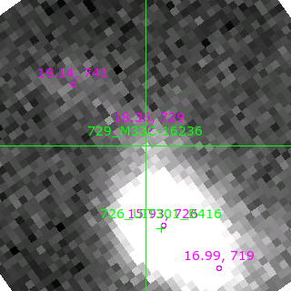 M33C-16236 in filter V on MJD  58779.150
