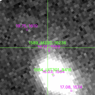 M33C-16236 in filter V on MJD  59879.130