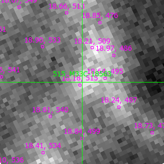 M33C-18563 in filter B on MJD  60262.140