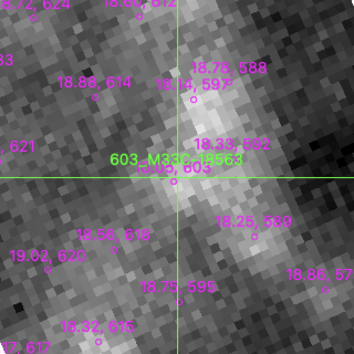 M33C-18563 in filter B on MJD  60290.150