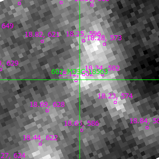 M33C-18563 in filter B on MJD  60290.150