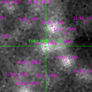 M33C-18563 in filter B on MJD  60342.090