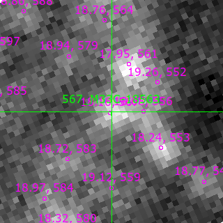 M33C-18563 in filter B on MJD  60529.370