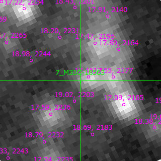 M33C-18563 in filter R on MJD  60261.120