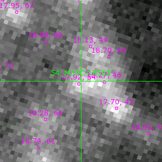 M33C-18563 in filter V on MJD  57401.100