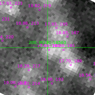 M33C-18563 in filter V on MJD  58103.160
