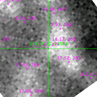 M33C-18563 in filter V on MJD  58779.150