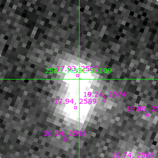 M33C-20109 in filter V on MJD  57964.370