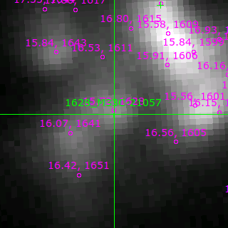 M33C-21057 in filter B on MJD  56976.160