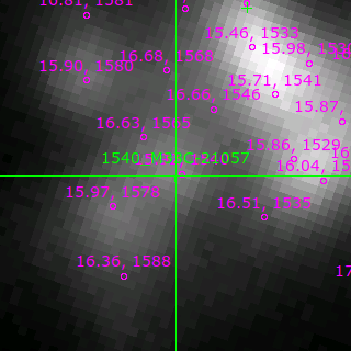 M33C-21057 in filter B on MJD  57401.100