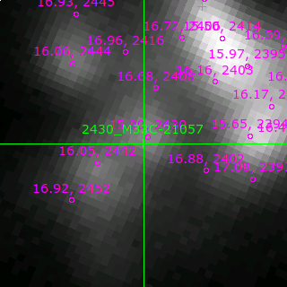 M33C-21057 in filter B on MJD  57964.370