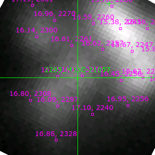 M33C-21057 in filter B on MJD  58073.190