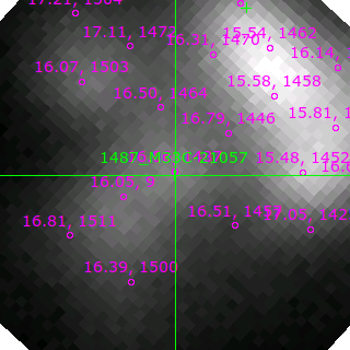 M33C-21057 in filter B on MJD  58420.060