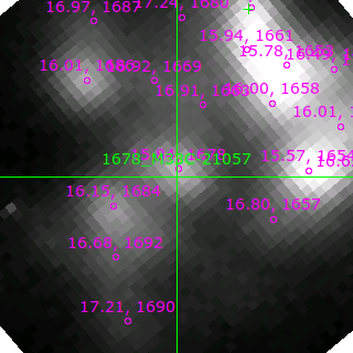 M33C-21057 in filter B on MJD  58696.390