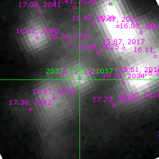 M33C-21057 in filter B on MJD  59932.150