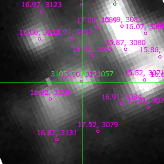 M33C-21057 in filter B on MJD  60172.370