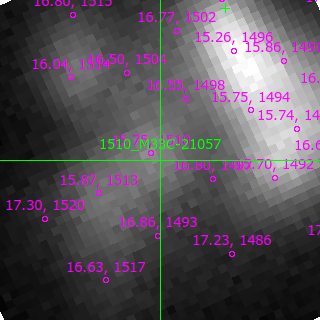 M33C-21057 in filter B on MJD  60227.100