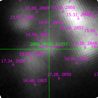 M33C-21057 in filter B on MJD  60290.140