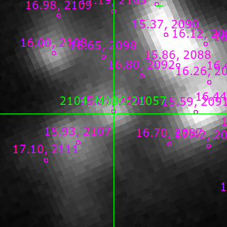 M33C-21057 in filter B on MJD  60529.370