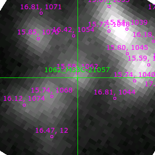 M33C-21057 in filter I on MJD  58316.380