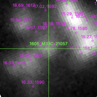 M33C-21057 in filter I on MJD  60290.140
