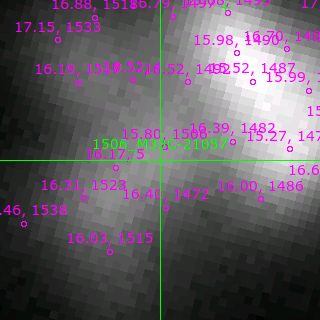 M33C-21057 in filter V on MJD  57310.130