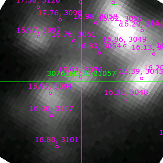 M33C-21057 in filter V on MJD  58317.380