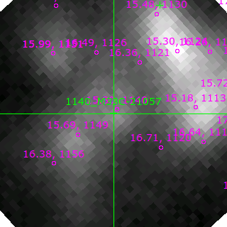M33C-21057 in filter V on MJD  58672.390