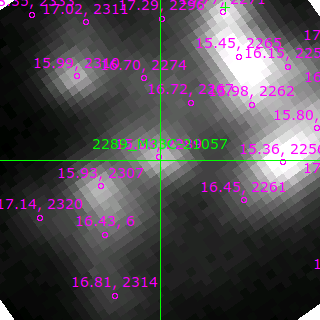 M33C-21057 in filter V on MJD  58784.120