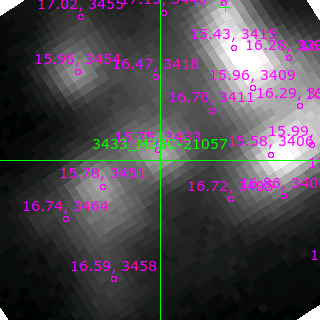M33C-21057 in filter V on MJD  58902.060