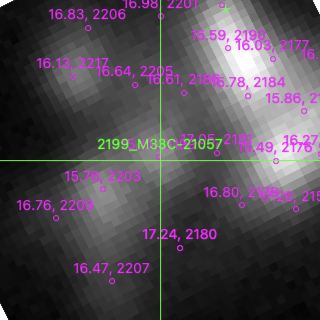 M33C-21057 in filter V on MJD  59794.340