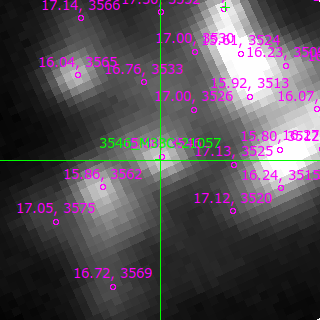 M33C-21057 in filter V on MJD  60172.370