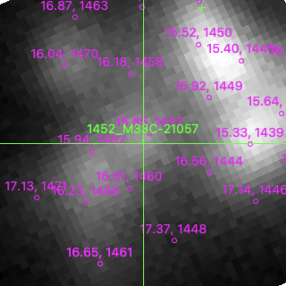 M33C-21057 in filter V on MJD  60227.100