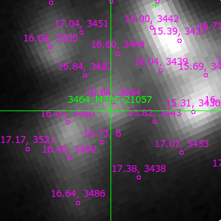 M33C-21057 in filter V on MJD  60290.140