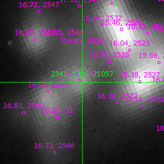 M33C-21057 in filter V on MJD  60292.170