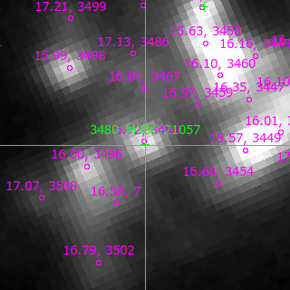 M33C-21057 in filter V on MJD  60342.090