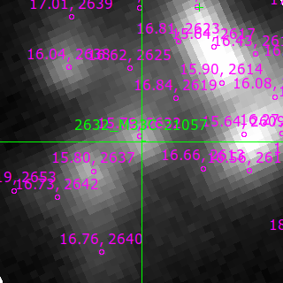 M33C-21057 in filter V on MJD  60506.380