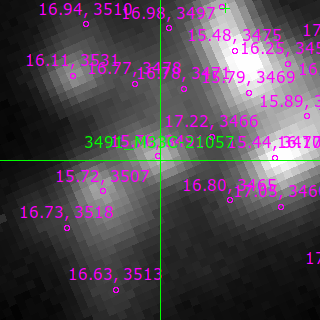 M33C-21057 in filter V on MJD  60556.250