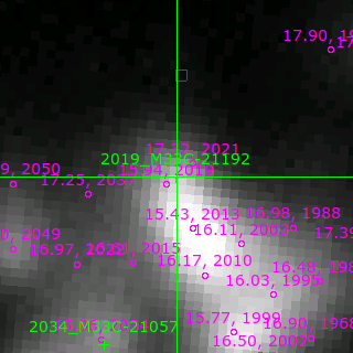 M33C-21192 in filter B on MJD  56599.170