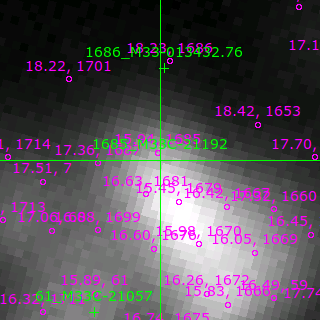 M33C-21192 in filter B on MJD  57310.130