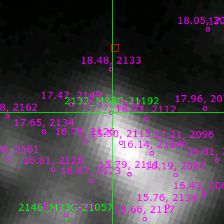 M33C-21192 in filter B on MJD  57634.340