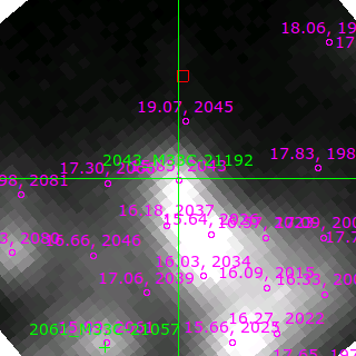 M33C-21192 in filter B on MJD  58695.360