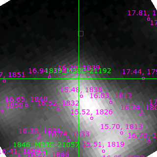 M33C-21192 in filter B on MJD  59171.080