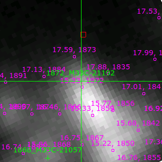M33C-21192 in filter B on MJD  59854.190