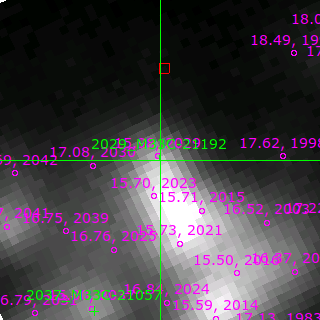 M33C-21192 in filter B on MJD  59903.180