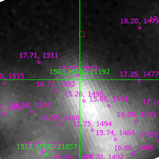 M33C-21192 in filter B on MJD  60227.100