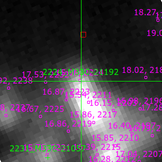 M33C-21192 in filter B on MJD  60564.220