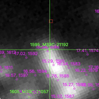 M33C-21192 in filter I on MJD  60290.140