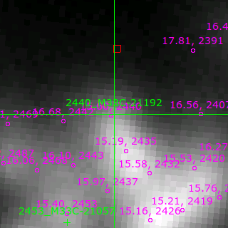 M33C-21192 in filter R on MJD  56599.170